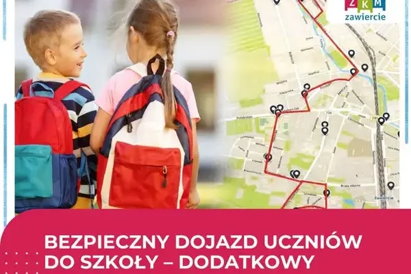 Zawiercie: Specjalna linia autobusowa ułatwi uczniom dojazd do Szkoły Podstawowej nr 1