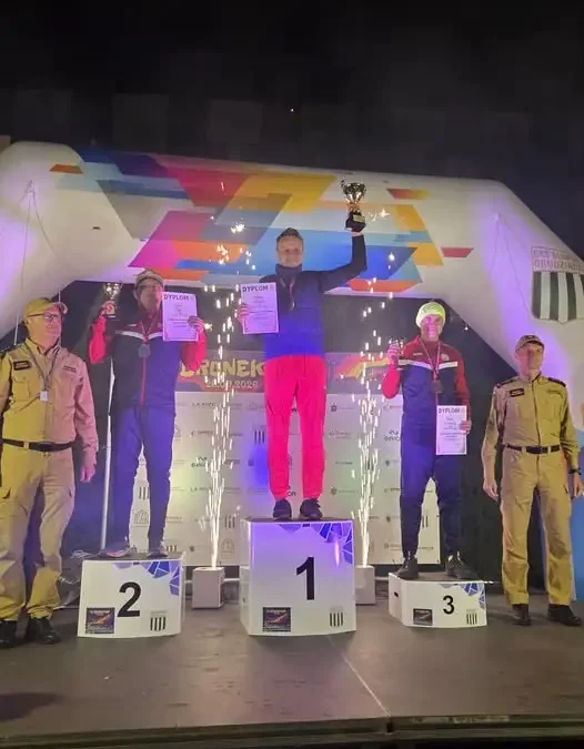 Grudziądz: strażak z Zawiercia wygrał bieg Bronek Run i Mistrzostwa Polski Strażaków
