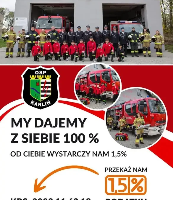 Alarm OSP Karlin 18/2026 – strażacy zabezpieczali rejon obwodnicy