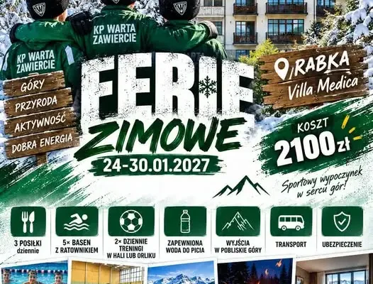 Ferie zimowe z KP Warta Zawiercie – zapisy do 30 października