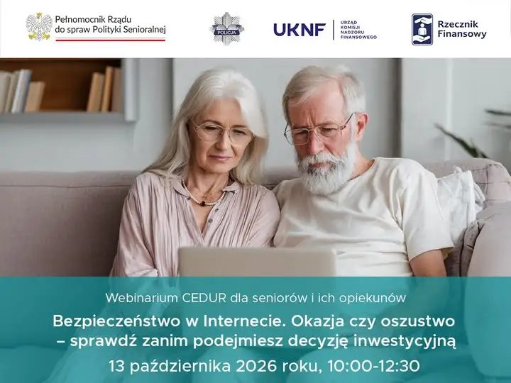 KNF szkoli seniorów: jak nie dać się nabrać na fałszywe inwestycje