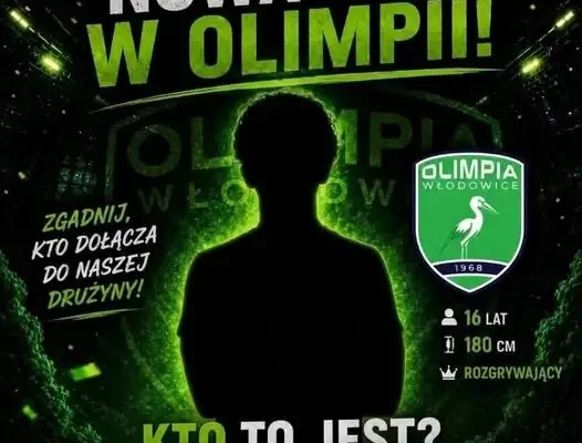 LKS Olimpia Włodowice zapowiada prezentację nowego zawodnika. Kim jest tajemniczy gracz?