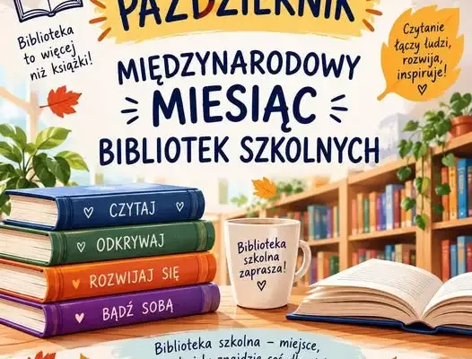 Październik w szkolnej bibliotece: konkursy, książkodzielnia i święto czytelnictwa