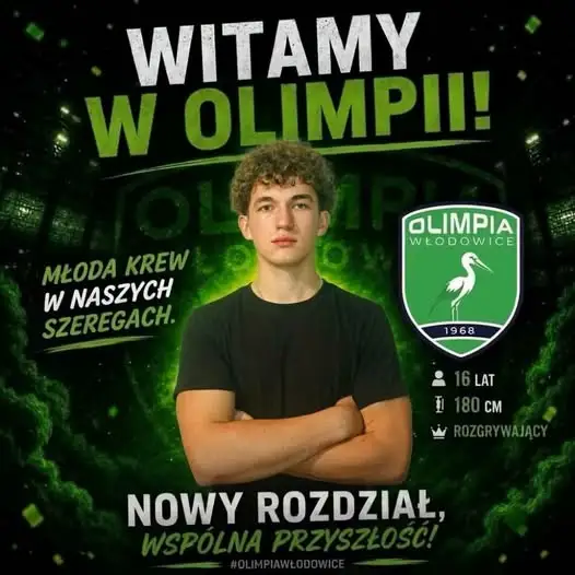 Igor Ociepka nowym zawodnikiem LKS Olimpia Włodowice
