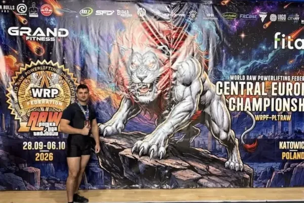 Strażak z Zawiercia na podium Central European Championships w Katowicach