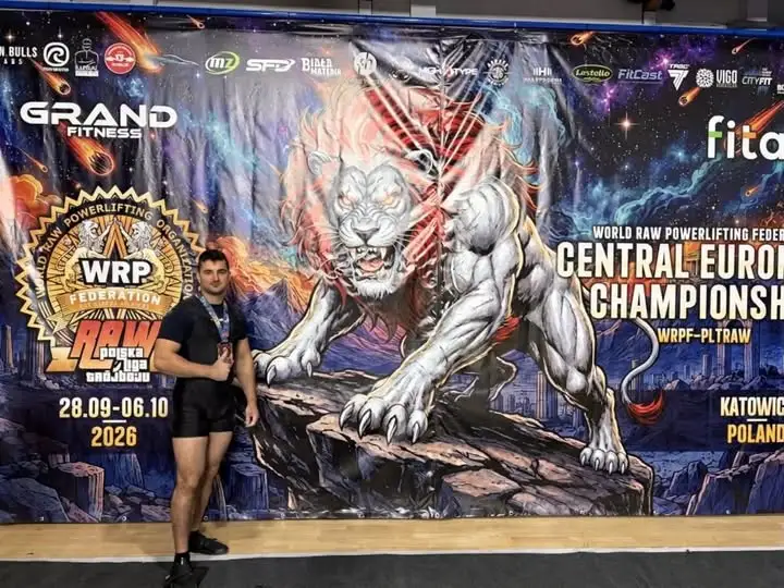 Strażak z Zawiercia na podium Central European Championships w Katowicach