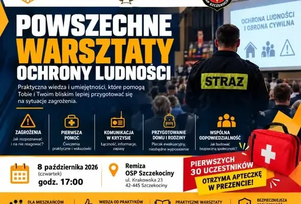 Warsztaty ochrony ludności w Szczekocinach – jak przygotować się na kryzys?