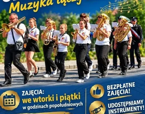 Nowomiejska Orkiestra Dęta zaprasza nowych muzyków – bezpłatne zajęcia i instrumenty