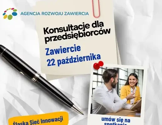 Bezpłatne konsultacje dla przedsiębiorców w Zawierciu – 22 października