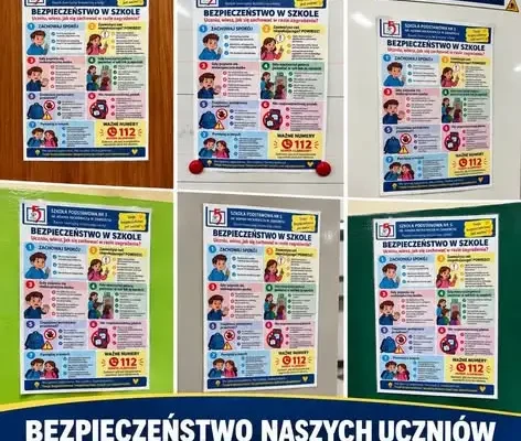 Szkoła Podstawowa nr 5 w Zawierciu wzmacnia bezpieczeństwo uczniów