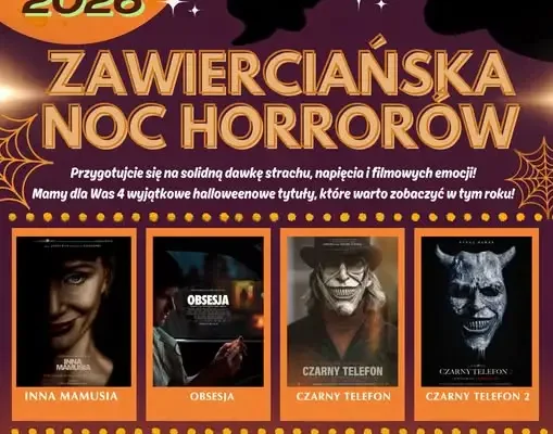 Zawierciańska Noc Horrorów w Kinie MOK – maraton 4 filmów już 30 października