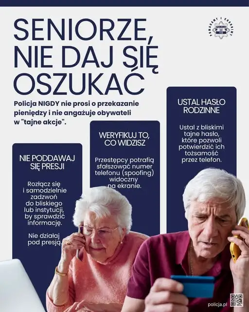 Oszuści nie odpuszczają. 88-latka straciła oszczędności, 72-latek dał się oszukać drugi raz