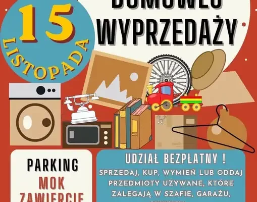 Zawiercie: Wyprzedaż domowa na parkingu już 15 listopada