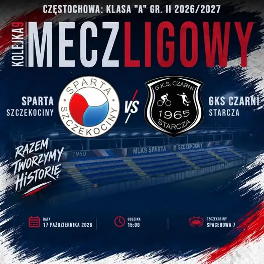 Hit klasy A przy Spacerowej: Sparta Szczekociny kontra Czarni Starcza