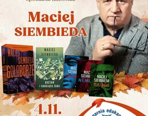 Maciej Siembieda spotka się z czytelnikami w Zawierciu