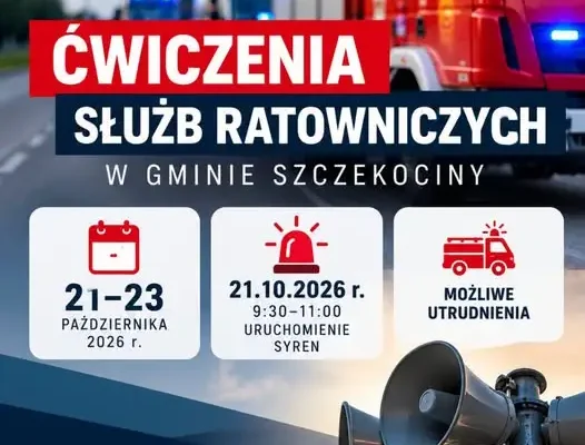 Ćwiczenia „Wind Strike 26” w Gminie Szczekociny – syreny alarmowe 21 października