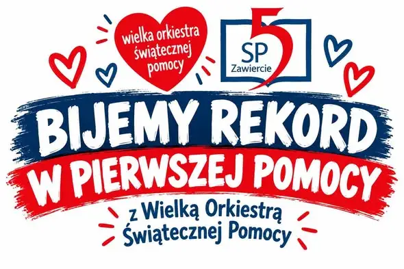 SP5 Zawiercie w akcji WOŚP – uczniowie uczą się ratować życie