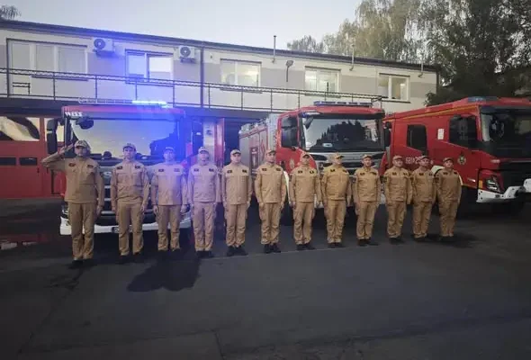 Strażacy z Zawiercia oddali hołd poległym kolegom z Niska