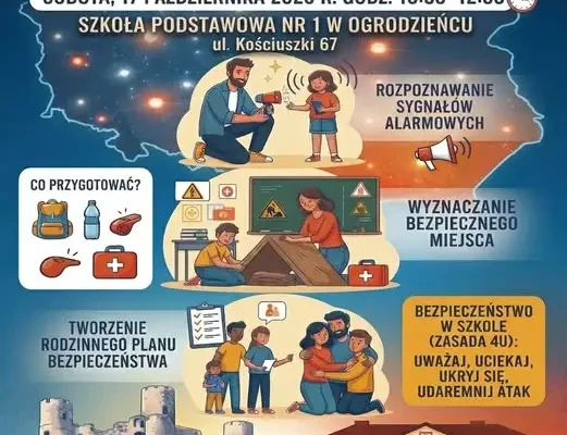Krajowy trening rodzinny: dzieci i rodzice ćwiczą zachowanie w sytuacjach kryzysowych