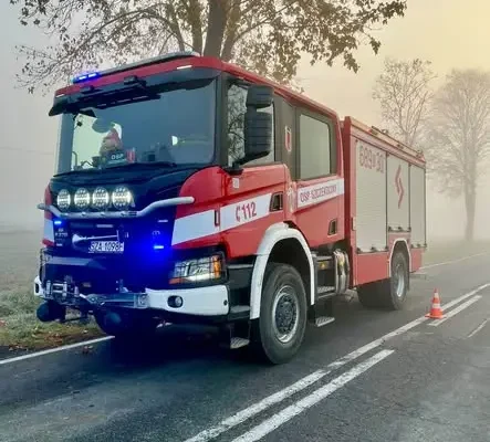 Szczekociny: podsumowanie interwencji strażaków — wypadki, pożar i akcje medyczne