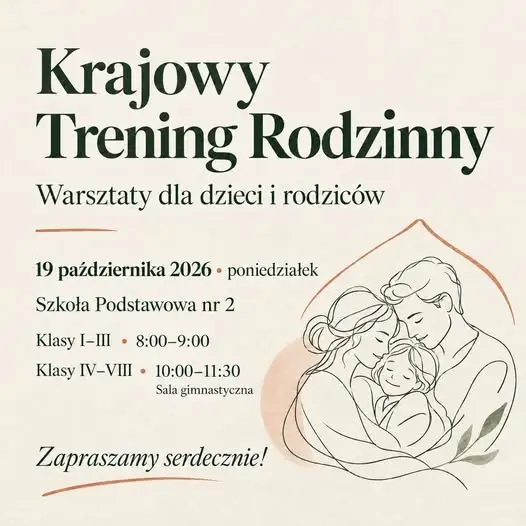 Krajowy Trening Rodziny w SP2 – warsztaty o bezpieczeństwie dla rodziców i dzieci