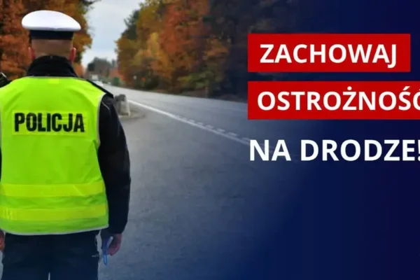 Jesień na drogach: mgły, liście i mokra nawierzchnia zwiększają ryzyko
