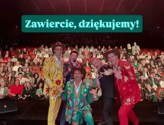 Zawiercie: komediowy spektakl „THE STRINGS 2 – JADĄ DO USA” rozbawił publiczność