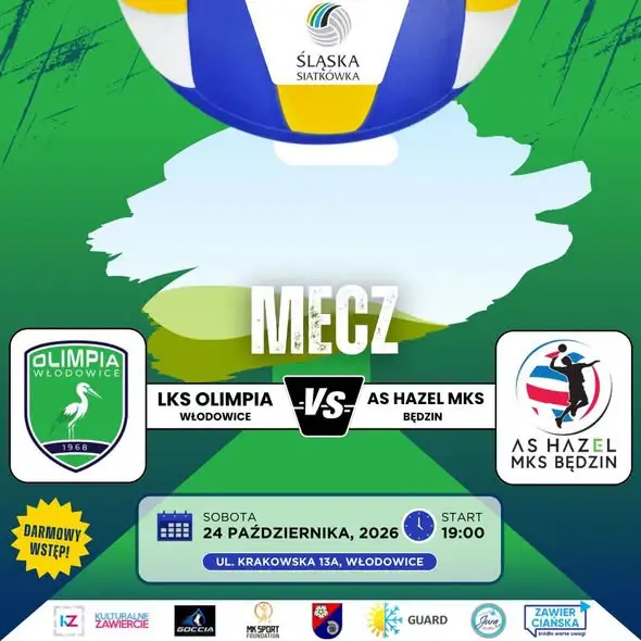 Dwa domowe mecze siatkarzy LKS Olimpia Włodowice w jeden weekend