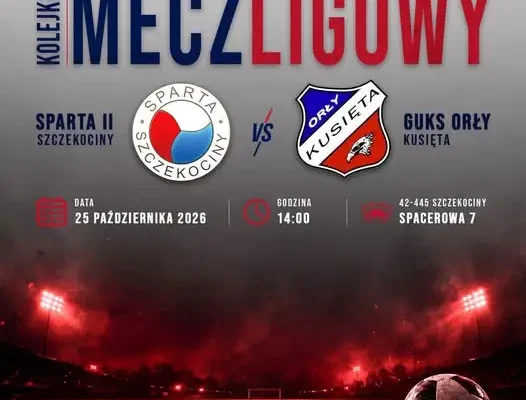 Rezerwy Sparty Szczekociny zagrają z Orłami Kusięta w ostatnim meczu rundy