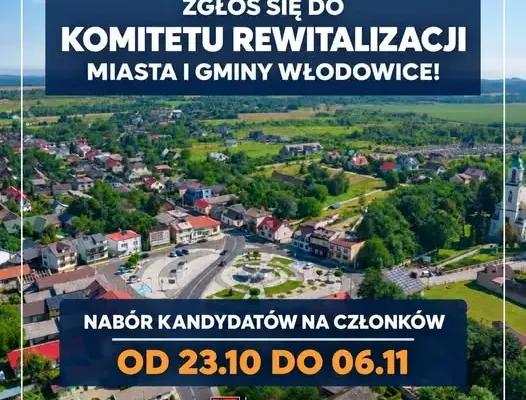 Włodowice szukają społeczników do Komitetu Rewitalizacji – nabór do 6 listopada