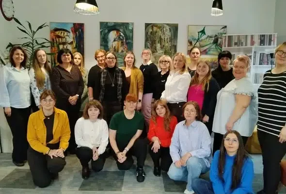 Bibliotekarze z powiatu zawierciańskiego uczyli się komunikacji i współpracy w zespole