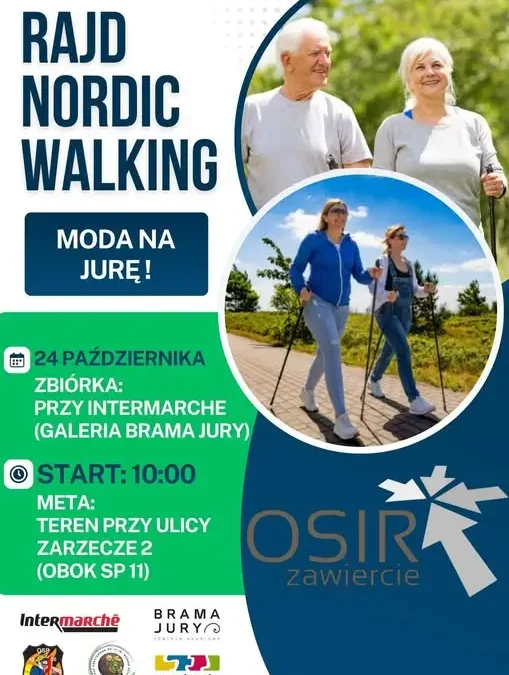 Rajd Nordic Walking „Moda na Jurę” – w sobotę 24 października w Zawierciu