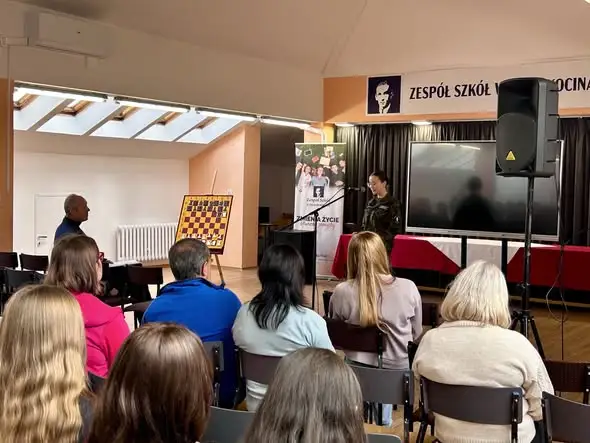 Wybory przewodniczącej Samorządu Uczniowskiego w Zespole Szkół w Szczekocinach