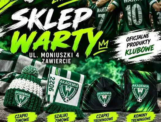 Warta Zawiercie zaprasza na zimowe zakupy – czapki, szaliki i kominy
