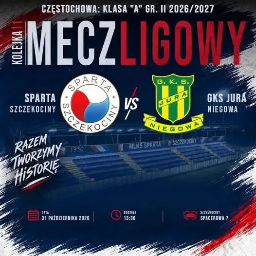 Hit kolejki w klasie A: Szczekociny podejmą lidera z Niegowy